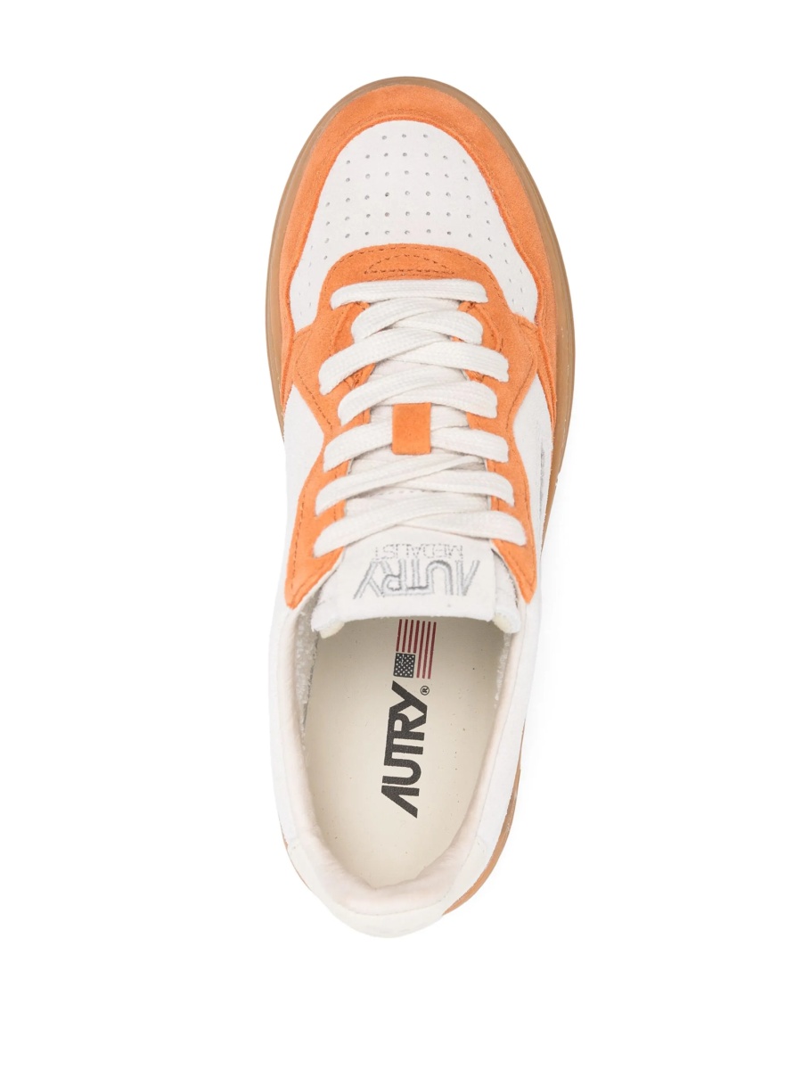 Sneakers AUTRY neutri din piele intoarsa - Img 4