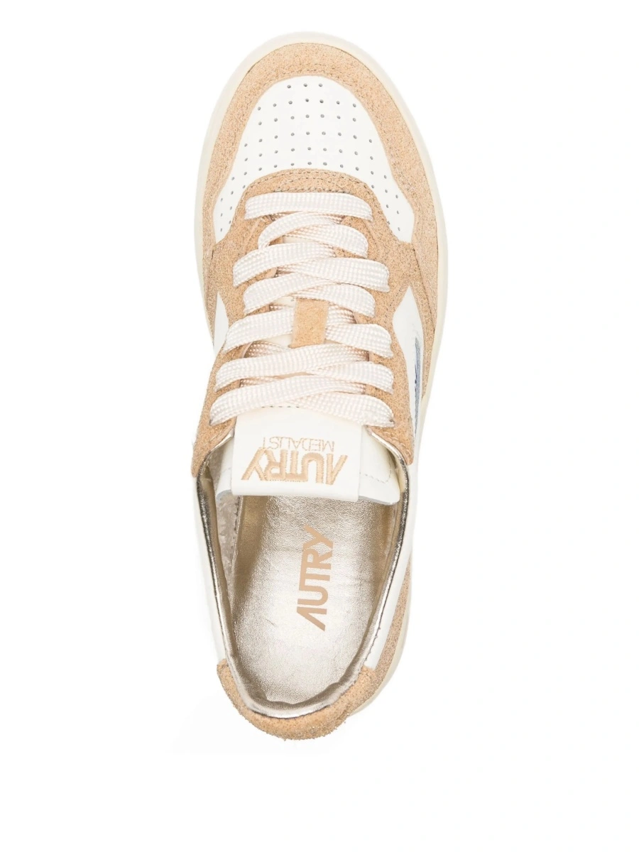 Sneakers AUTRY neutri din piele - Img 4