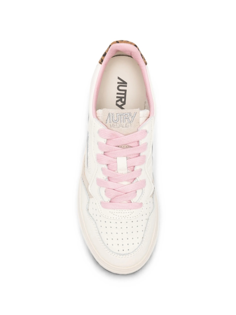 Sneakers AUTRY neutri din piele - Img 4
