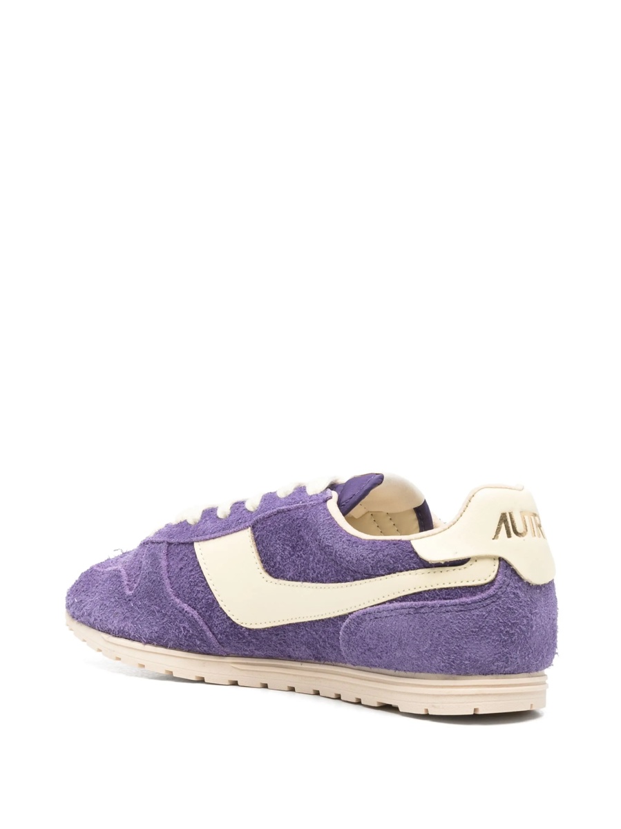 Sneakers AUTRY violet din piele intoarsa - Img 3