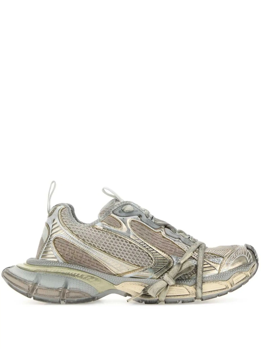 Sneakers Balenciaga gri din tesatura tehnica '3XL' - Img 9