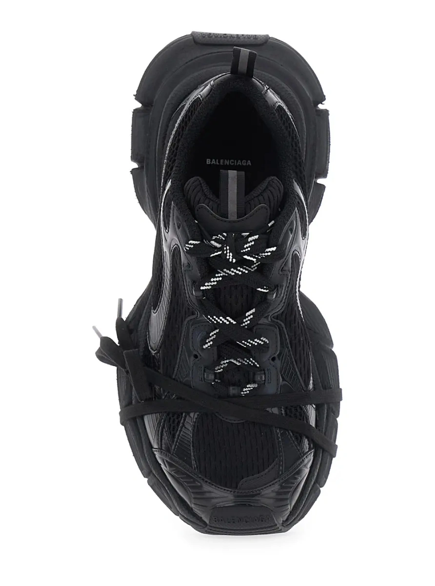 Sneakers Balenciaga negri din tesatura tehnica '3XL' - Img 4