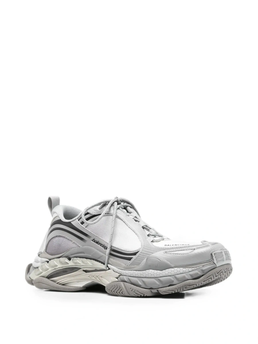 Sneakers Balenciaga 'Triple S' gri din piele - Img 5