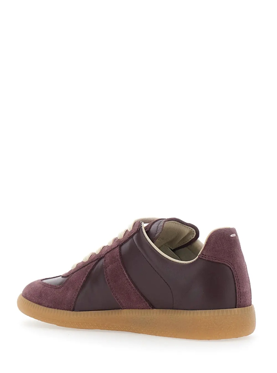 Sneakers Brown Low Top Sneakers in Leather and Suede for Women - Img 3