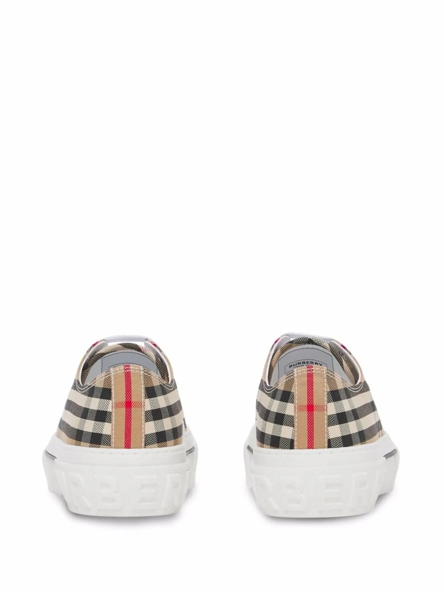 Sneakers Burberry bej din bumbac - Img 6