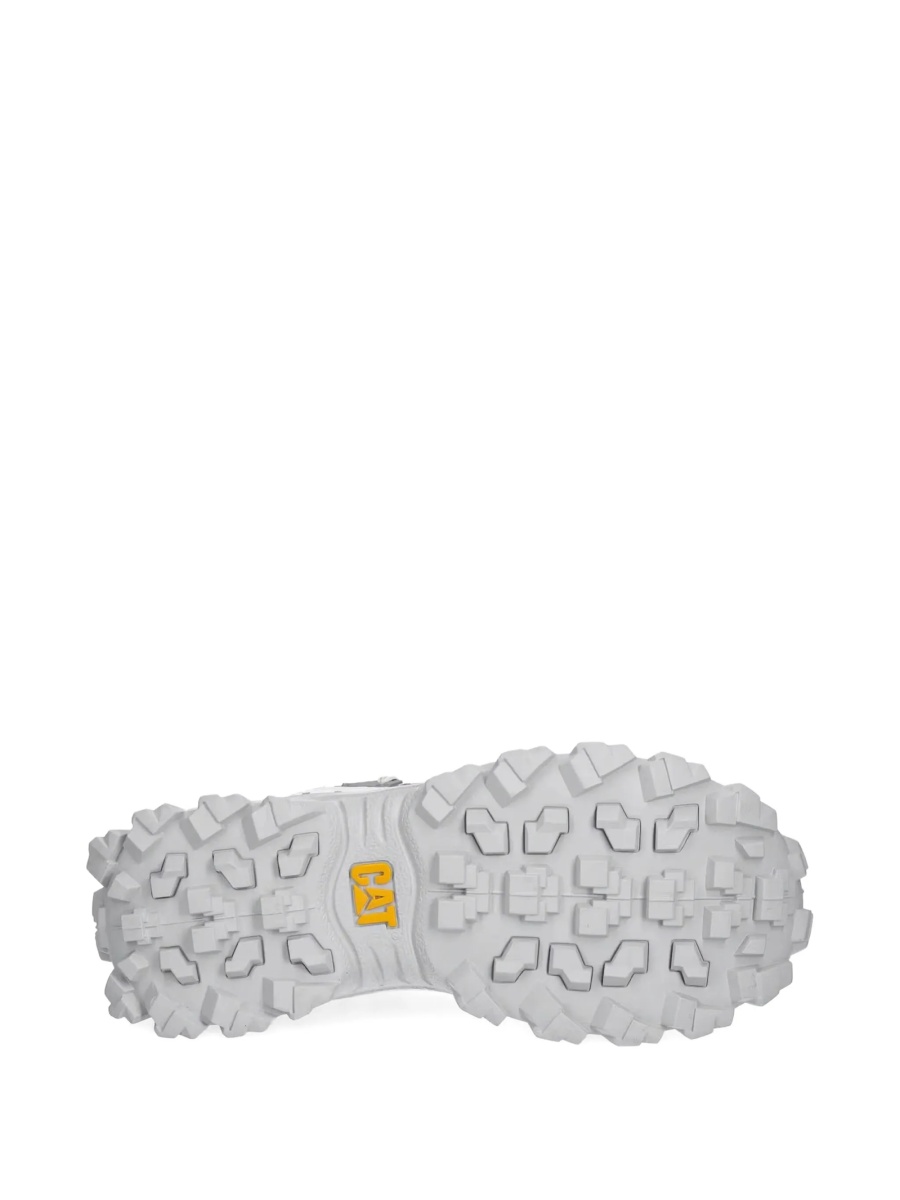 Sneakers Caterpillar albi din piele si material textil - Img 5