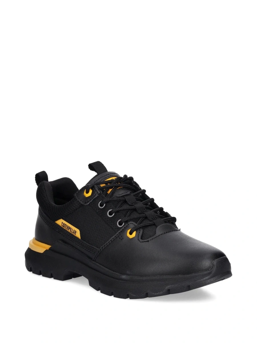 Sneakers Caterpillar negri din material textil si plasa - Img 2