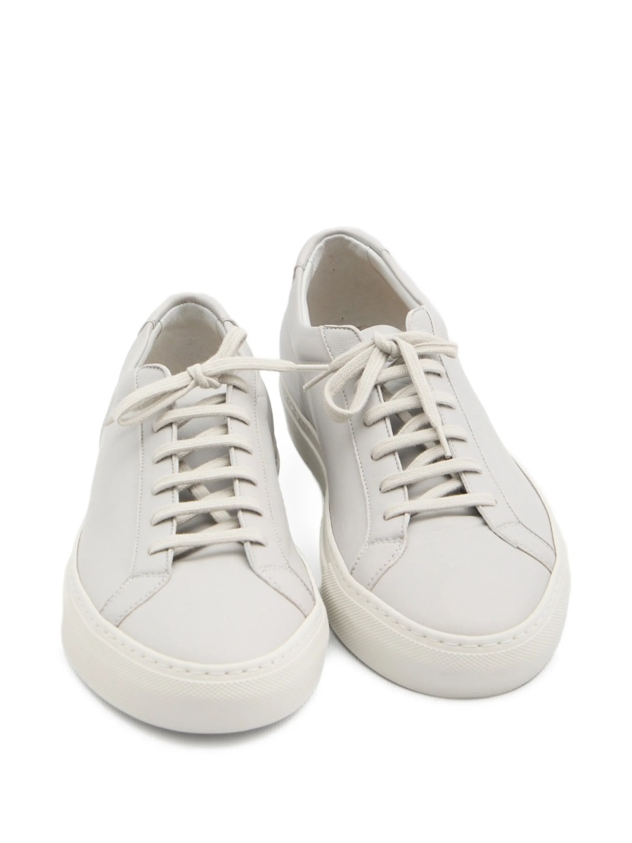 Sneakers Common Projects achilles gri din piele - Img 3