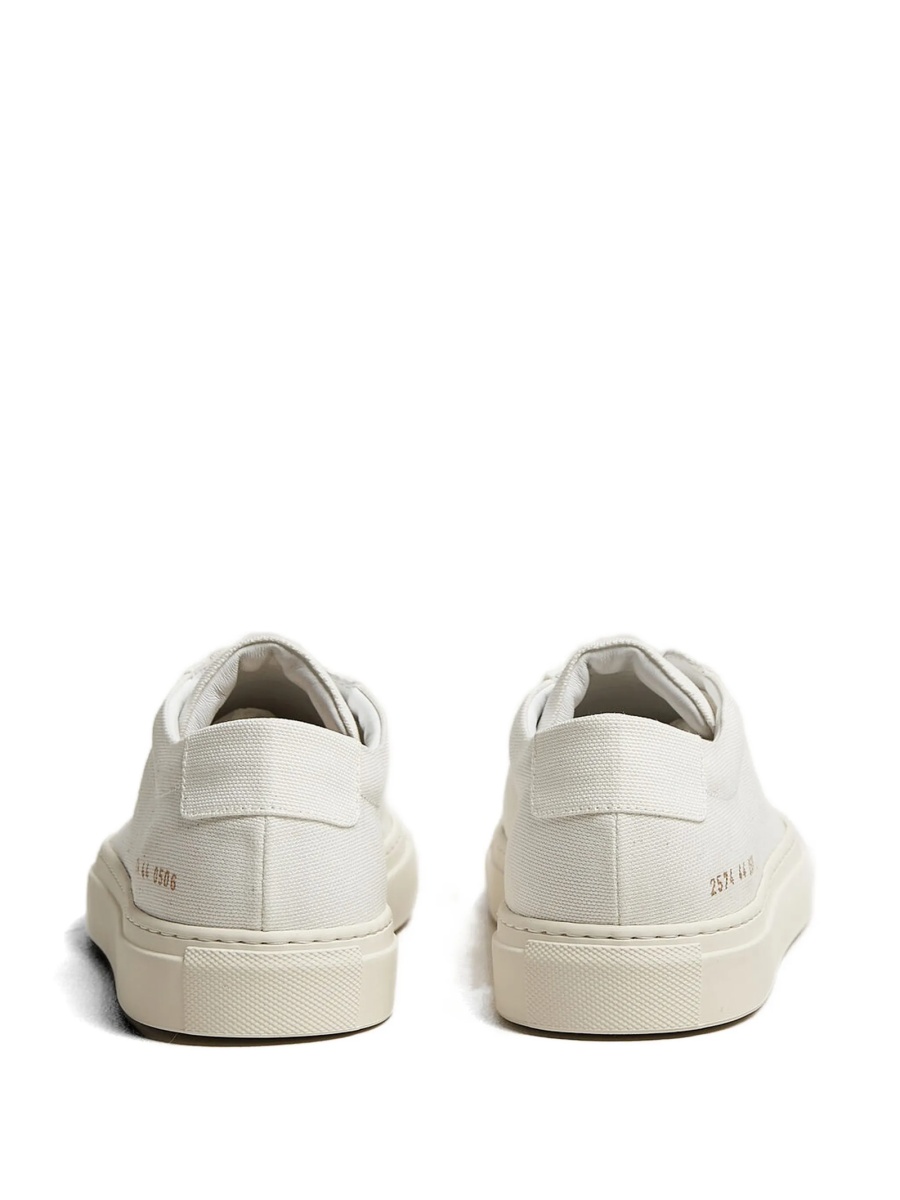 Sneakers Common Projects albi din bumbac - Img 3