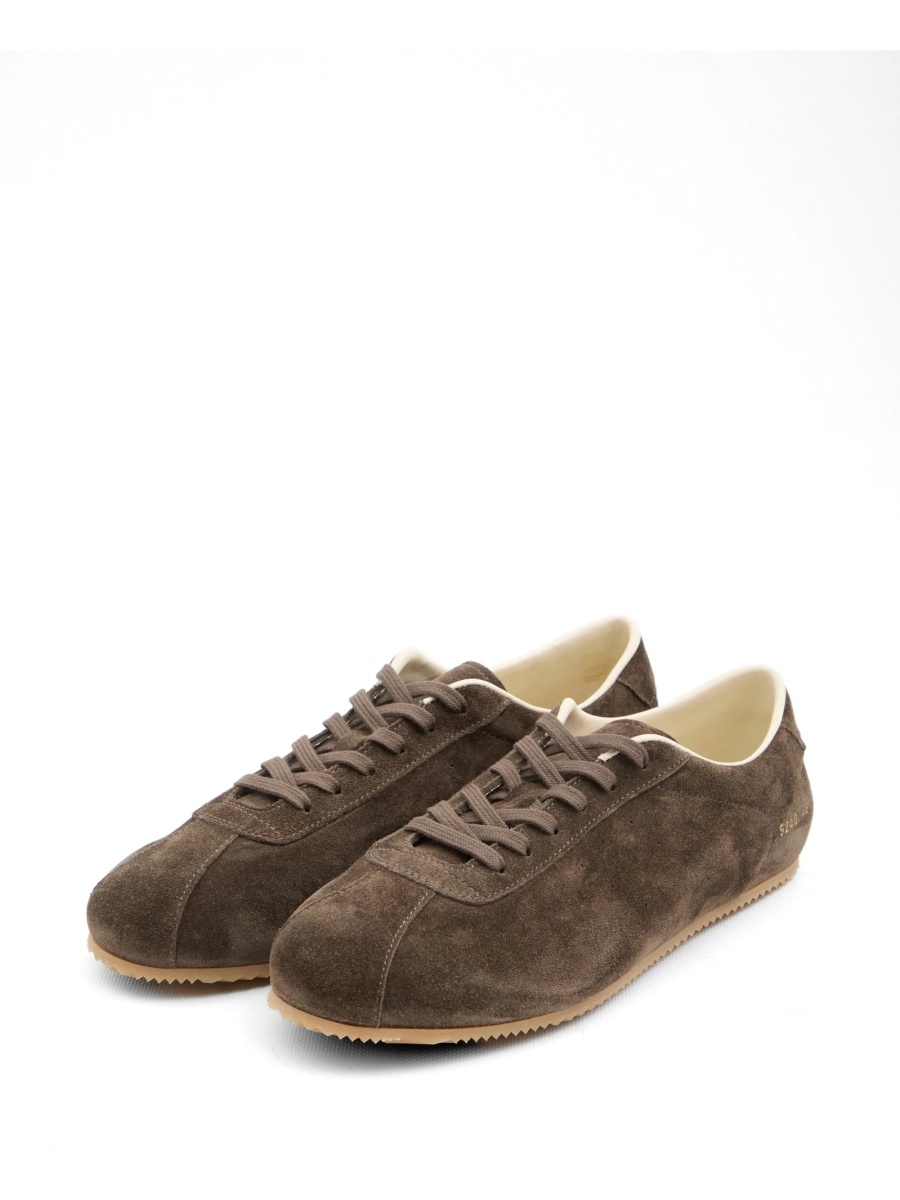 Sneakers Common Projects maro din piele intoarsa - Img 2