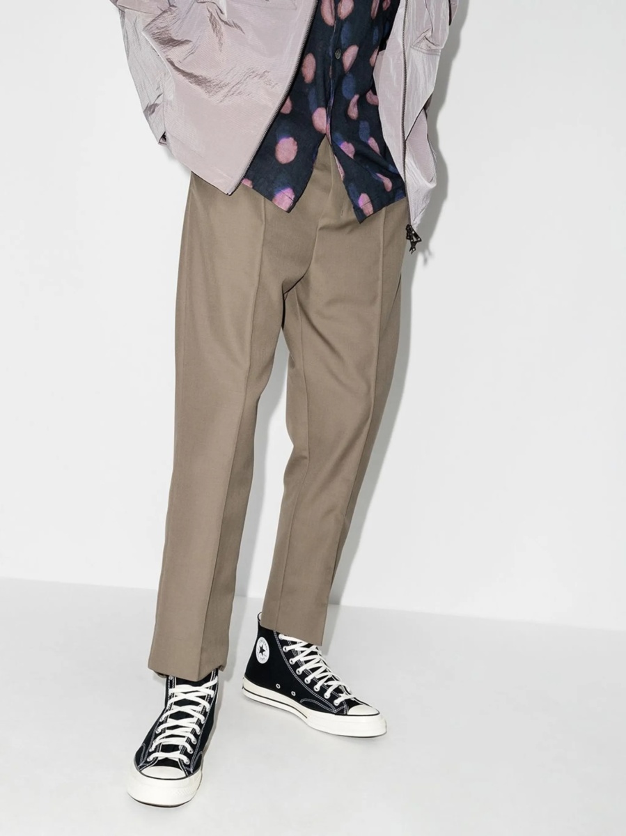 Sneakers Converse negri din material textil - Img 3