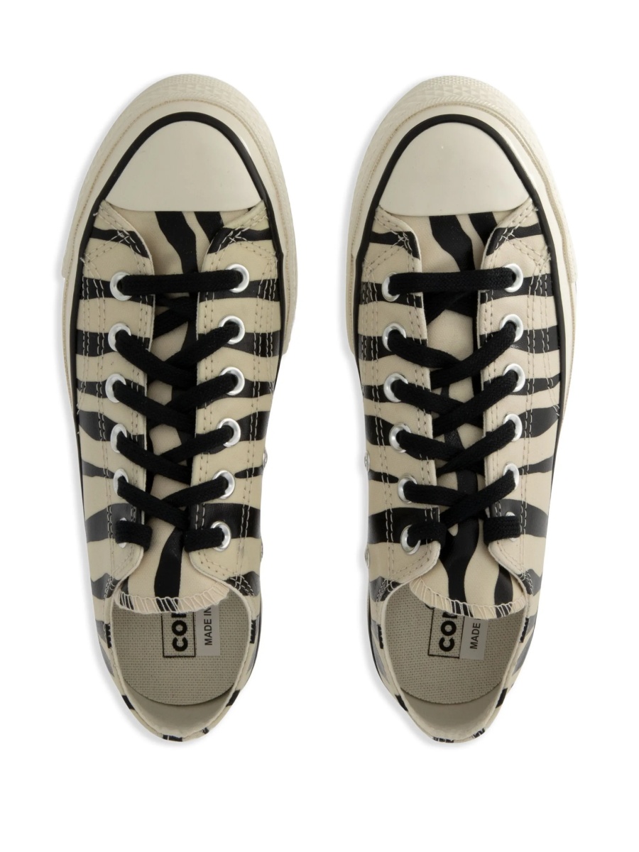 Sneakers Converse neutri din material textil - Img 4
