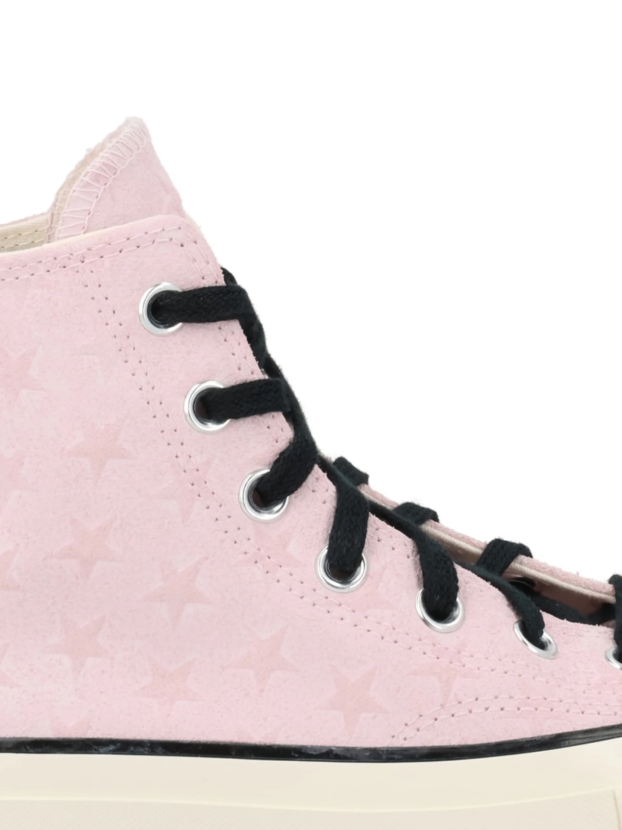 Sneakers Converse roz din piele - Img 2