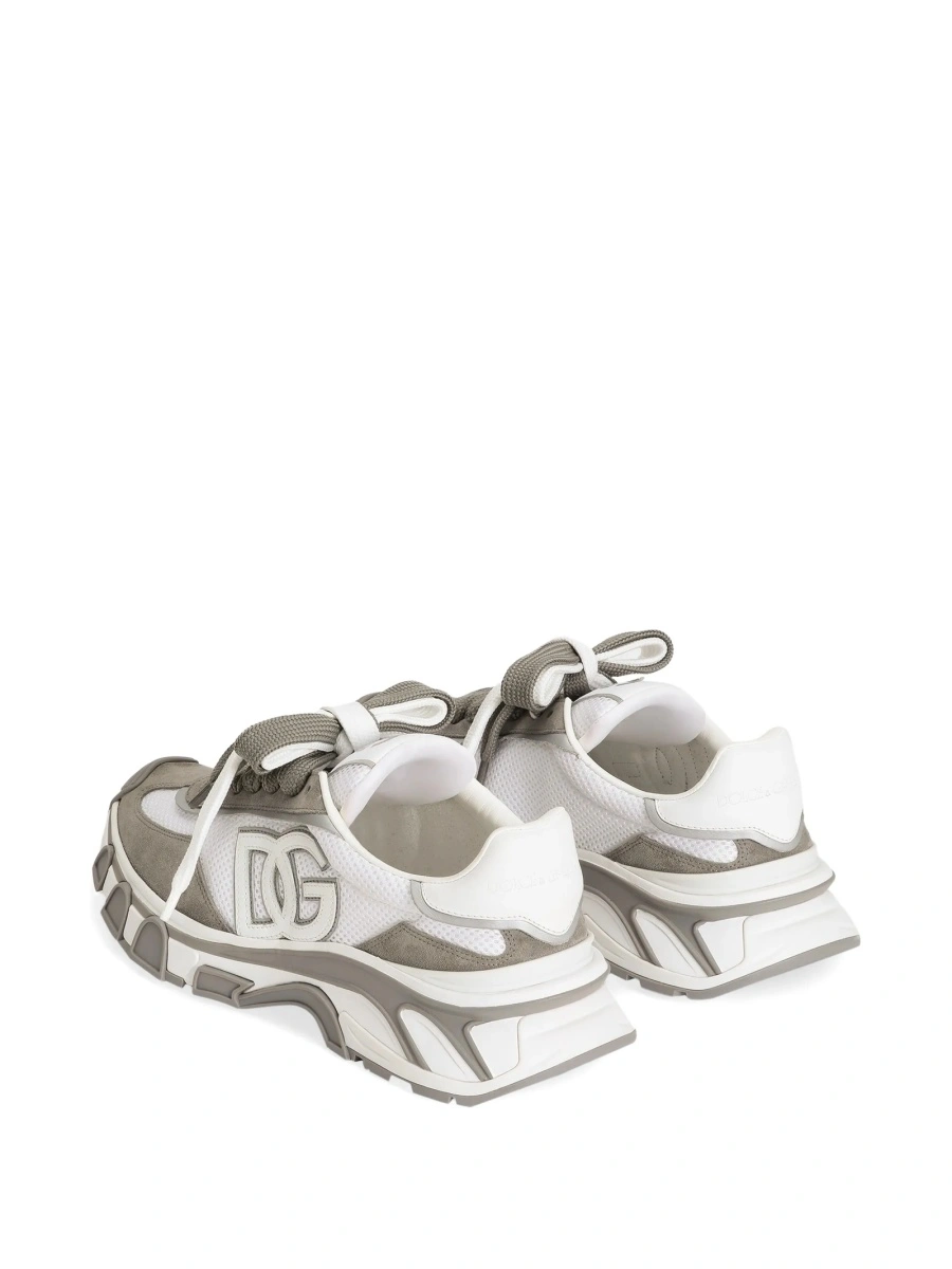 Sneakers Dolce &amp; Gabbana albi din polyester si nylon - Img 3