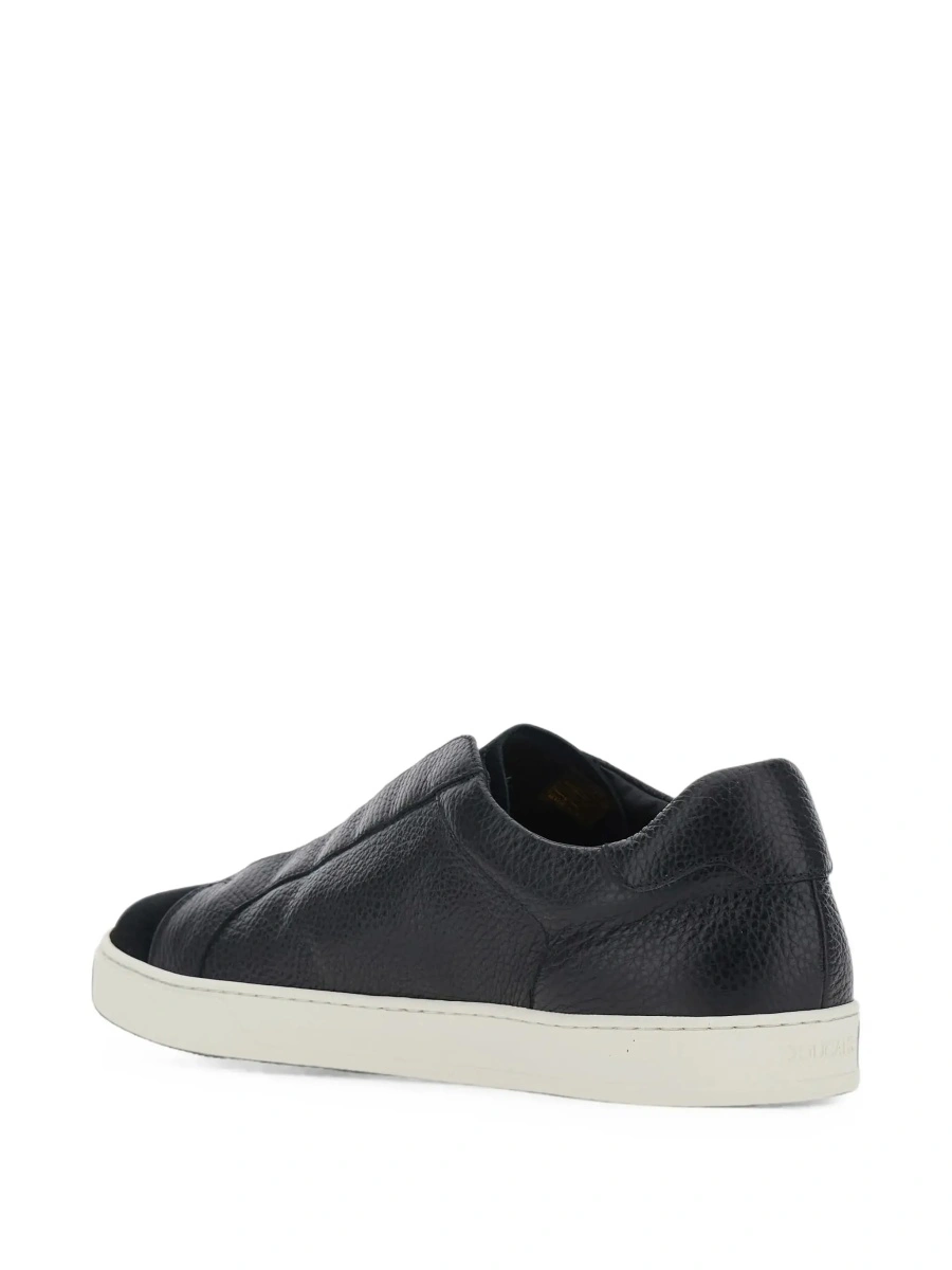 Sneakers Doucal's negri din piele 'Spencer' - Img 6