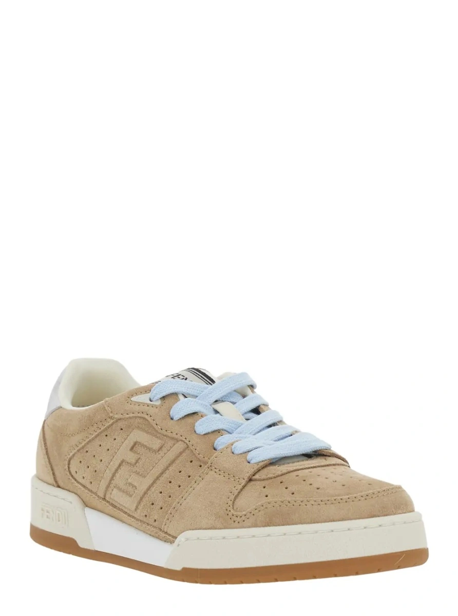 Sneakers Fendi bej din piele - Img 2