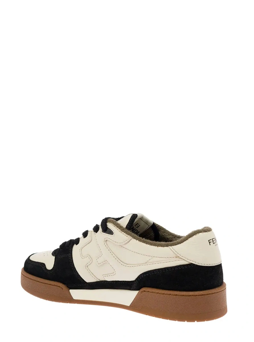 Sneakers Fendi negri din piele intoarsa - Img 3