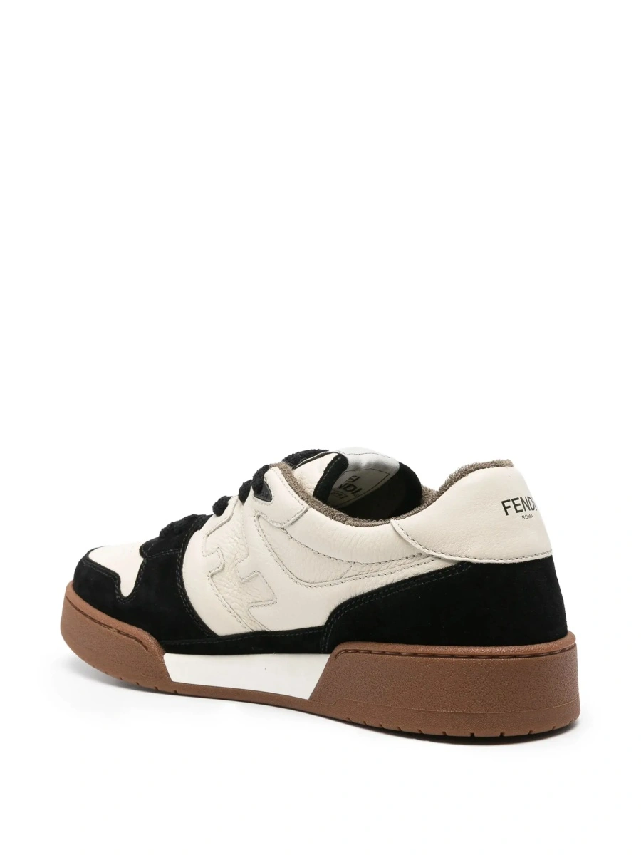 Sneakers Fendi negri din piele intoarsa - Img 6