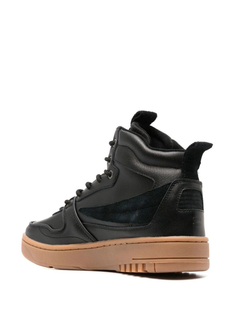 Sneakers Fila negri din piele - Img 3