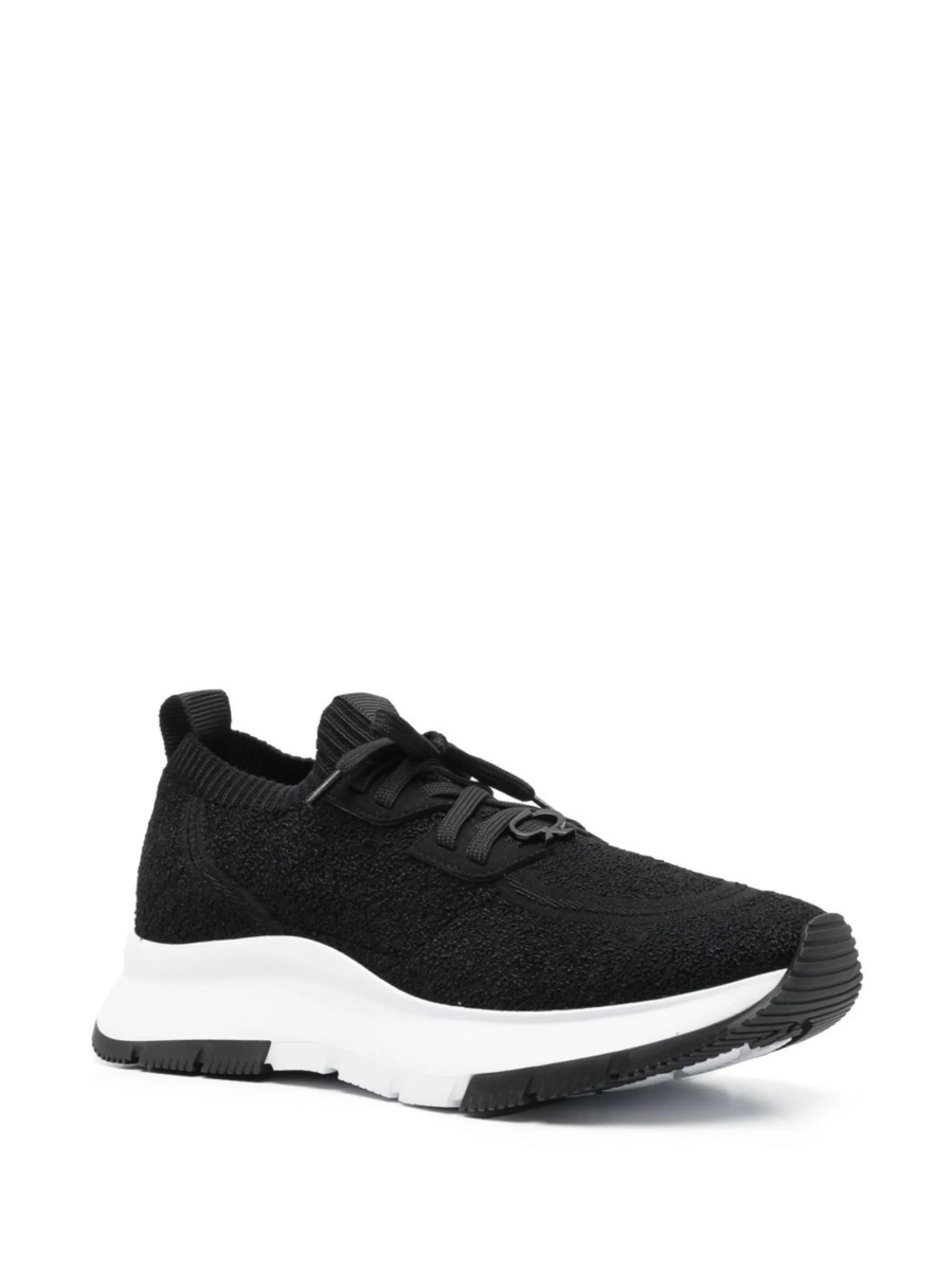 Sneakers Gianvito Rossi negri din material textil - Img 2