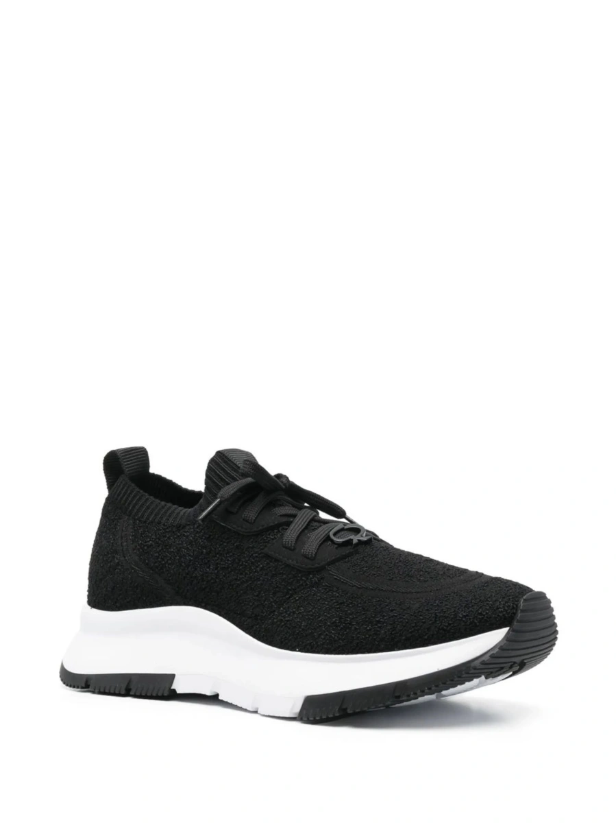 Sneakers Gianvito Rossi negri din material textil - Img 2