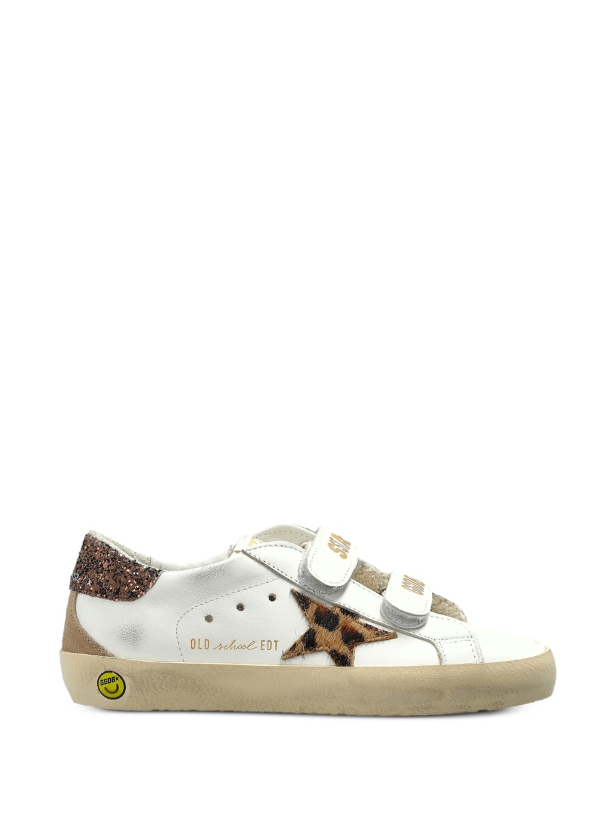 Sneakers Golden Goose albi din piele - Img 2