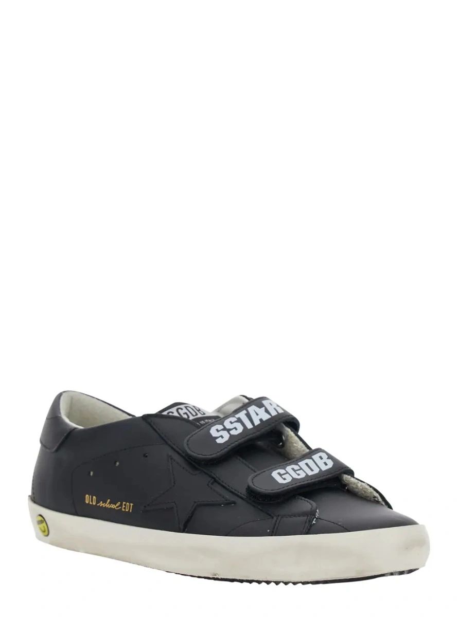 Sneakers GOLDEN GOOSE KIDS negri din piele - Img 2