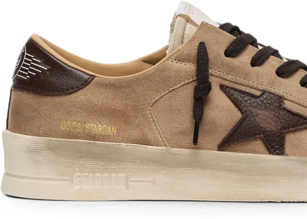 Sneakers Golden Goose 'Stardan' din piele intoarsa - Img 8