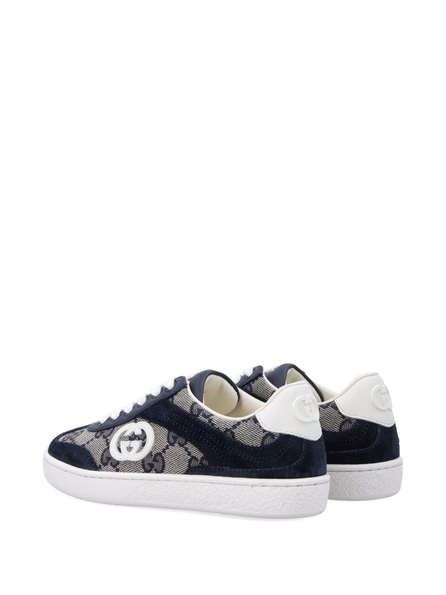 Sneakers Gucci albastri din canvas GG Supreme - Img 6