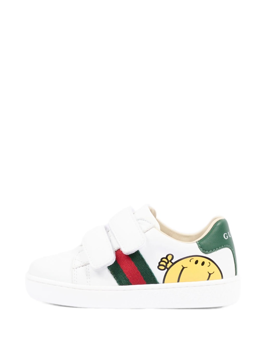 Sneakers Gucci albi din piele - Img 5