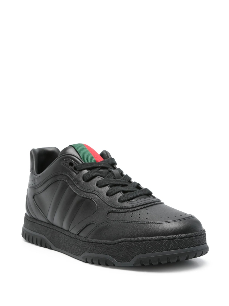 Sneakers Gucci negri din piele - Img 2