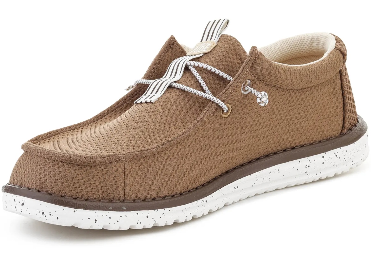 Sneakers HEYDUDE WALLY MESH NEUTRALS MALT BROWN/MULTI - Img 3