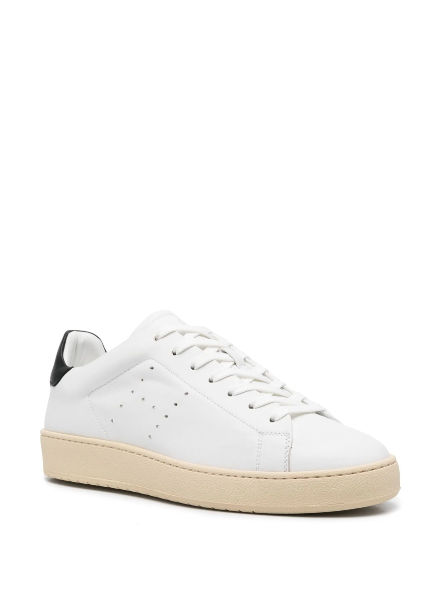 Sneakers Hogan albi din piele - Img 2