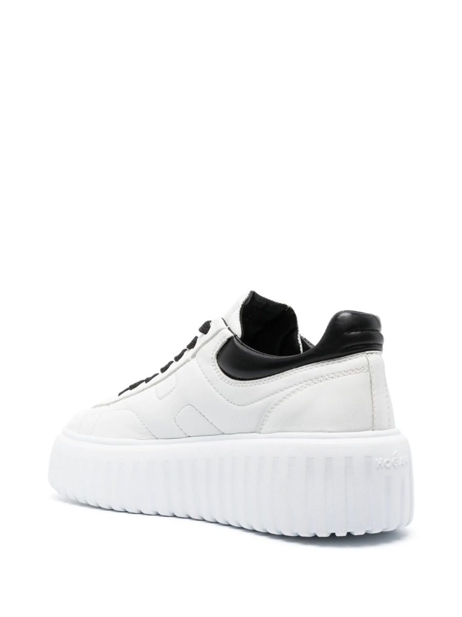 Sneakers Hogan albi din piele - Img 7