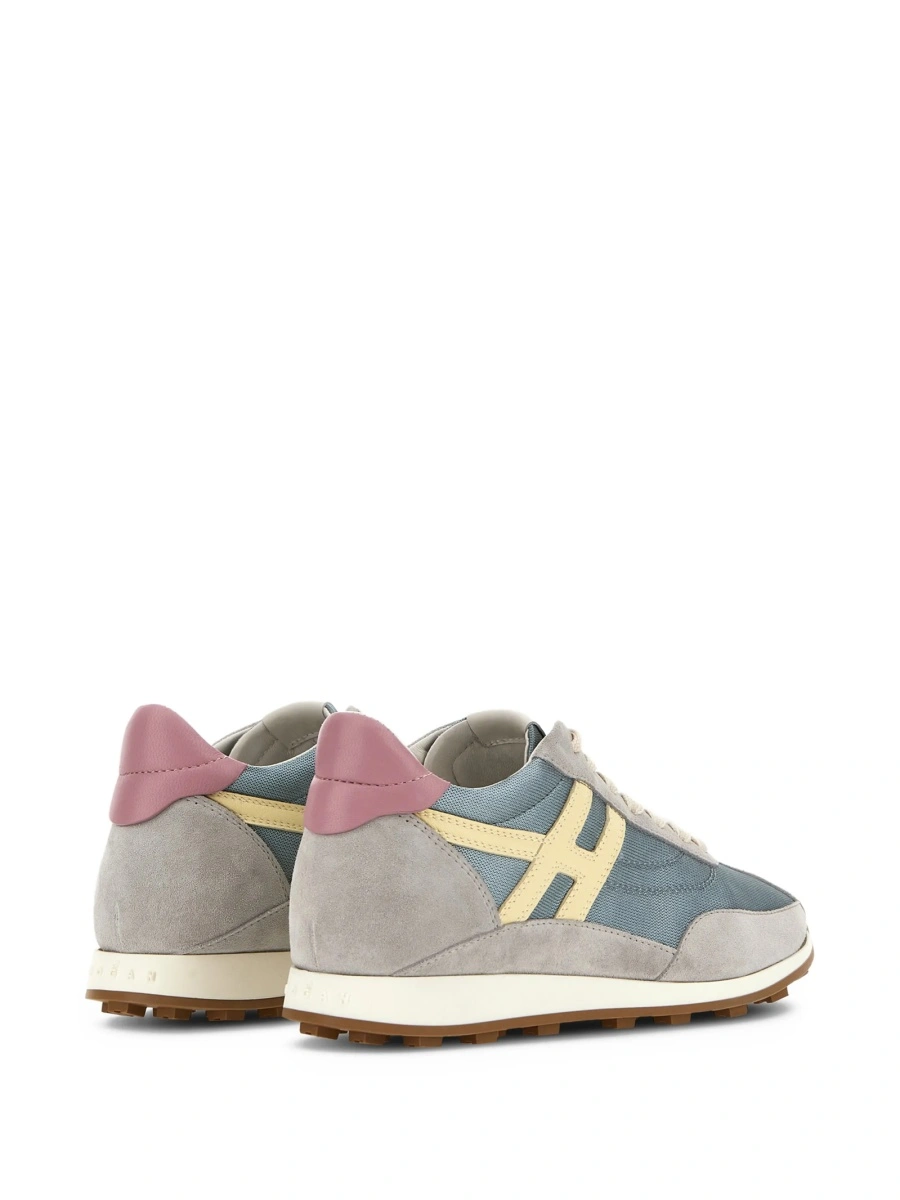 Sneakers Hogan gri din piele - Img 3