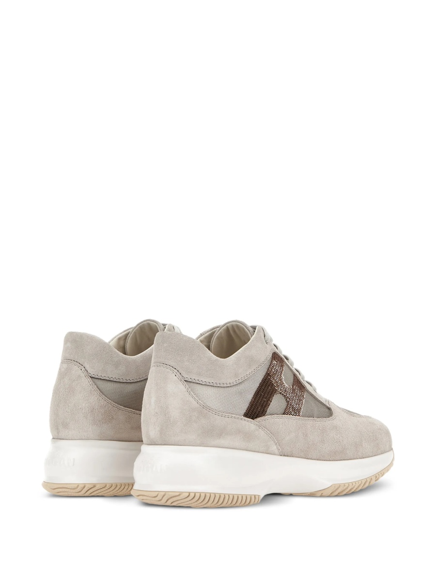 Sneakers Hogan interactive gri din piele - Img 3