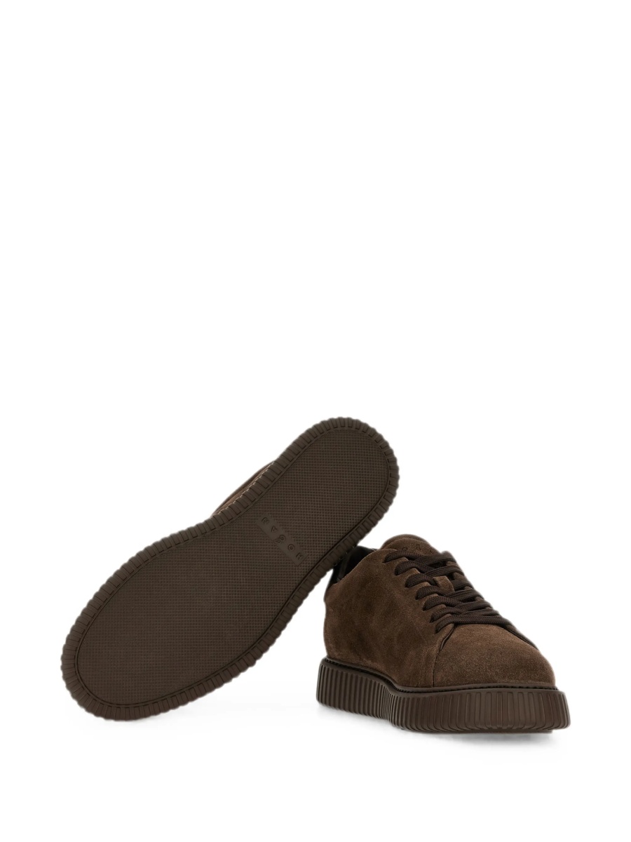 Sneakers Hogan maro din piele intoarsa - Img 5