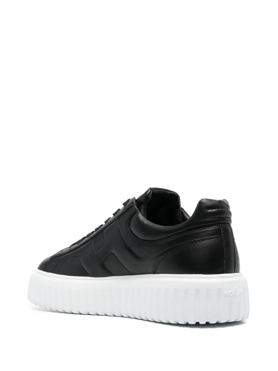 Sneakers Hogan negri din piele - Img 3