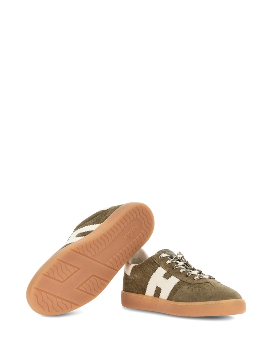 Sneakers Hogan verzi din piele - Img 5