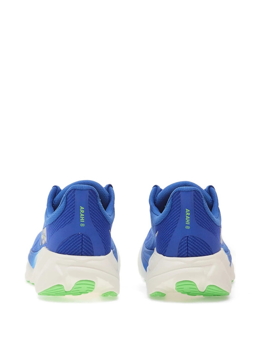 Sneakers Hoka One One albastri din material textil - Img 3