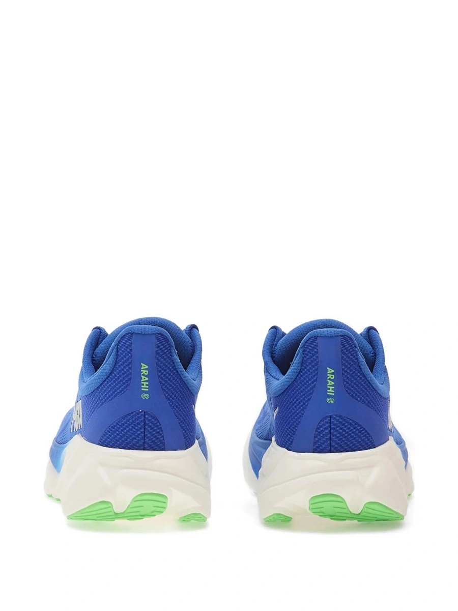 Sneakers Hoka One One albastri din material textil - Img 3
