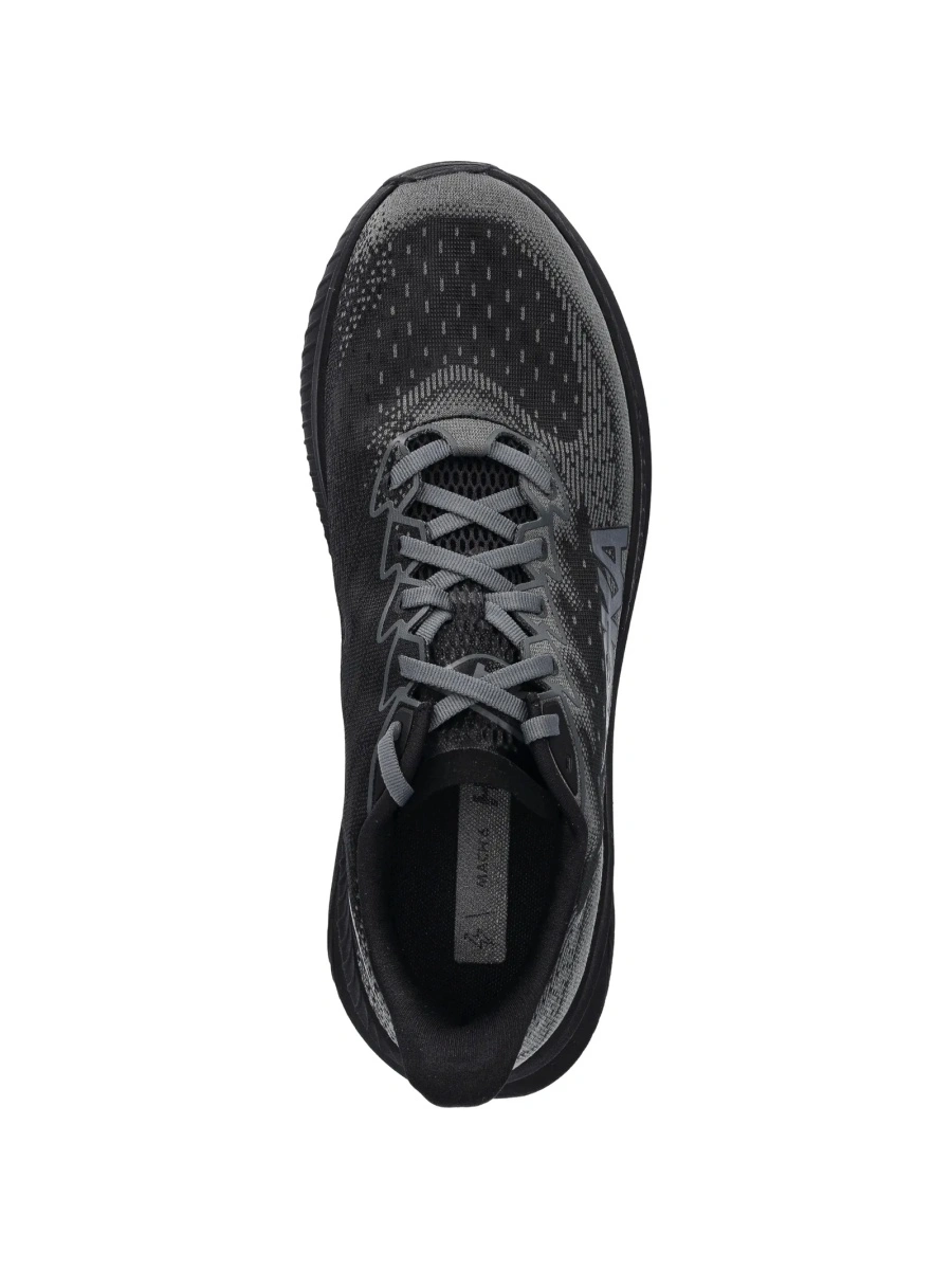 Sneakers Hoka One One gri din material textil - Img 4