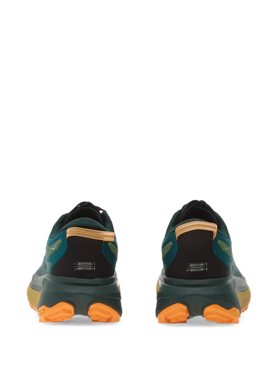 Sneakers Hoka One One verzi din material textil si fibre - Img 3