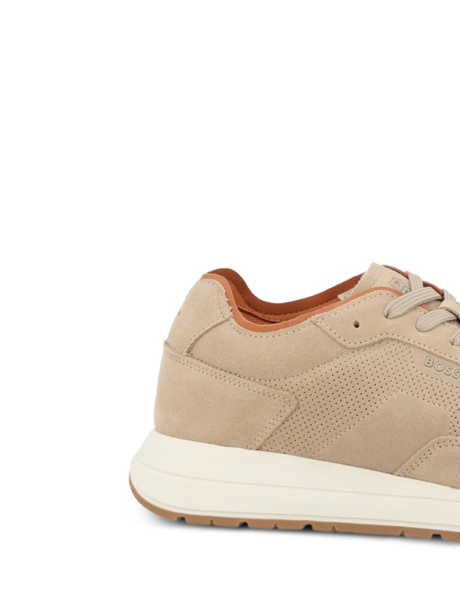 Sneakers Hugo Boss neutri din piele - Img 2