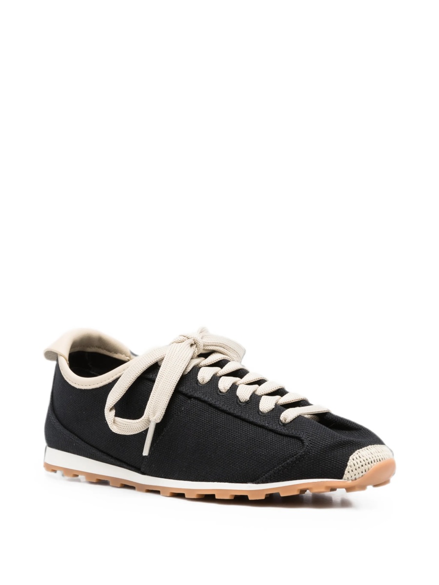 Sneakers JACQUEMUS negri din material textil - Img 2