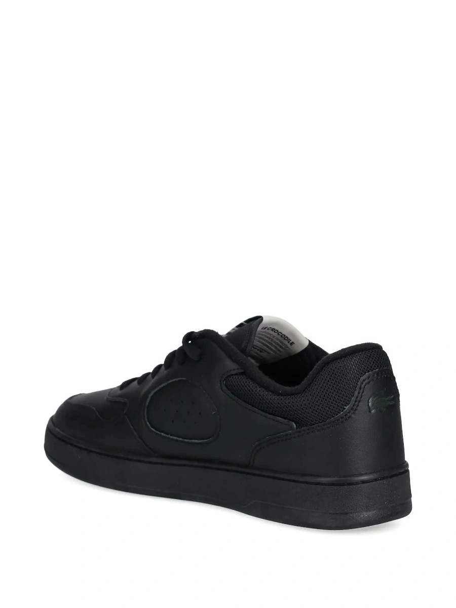 Sneakers Lacoste negri din piele si polyester - Img 2