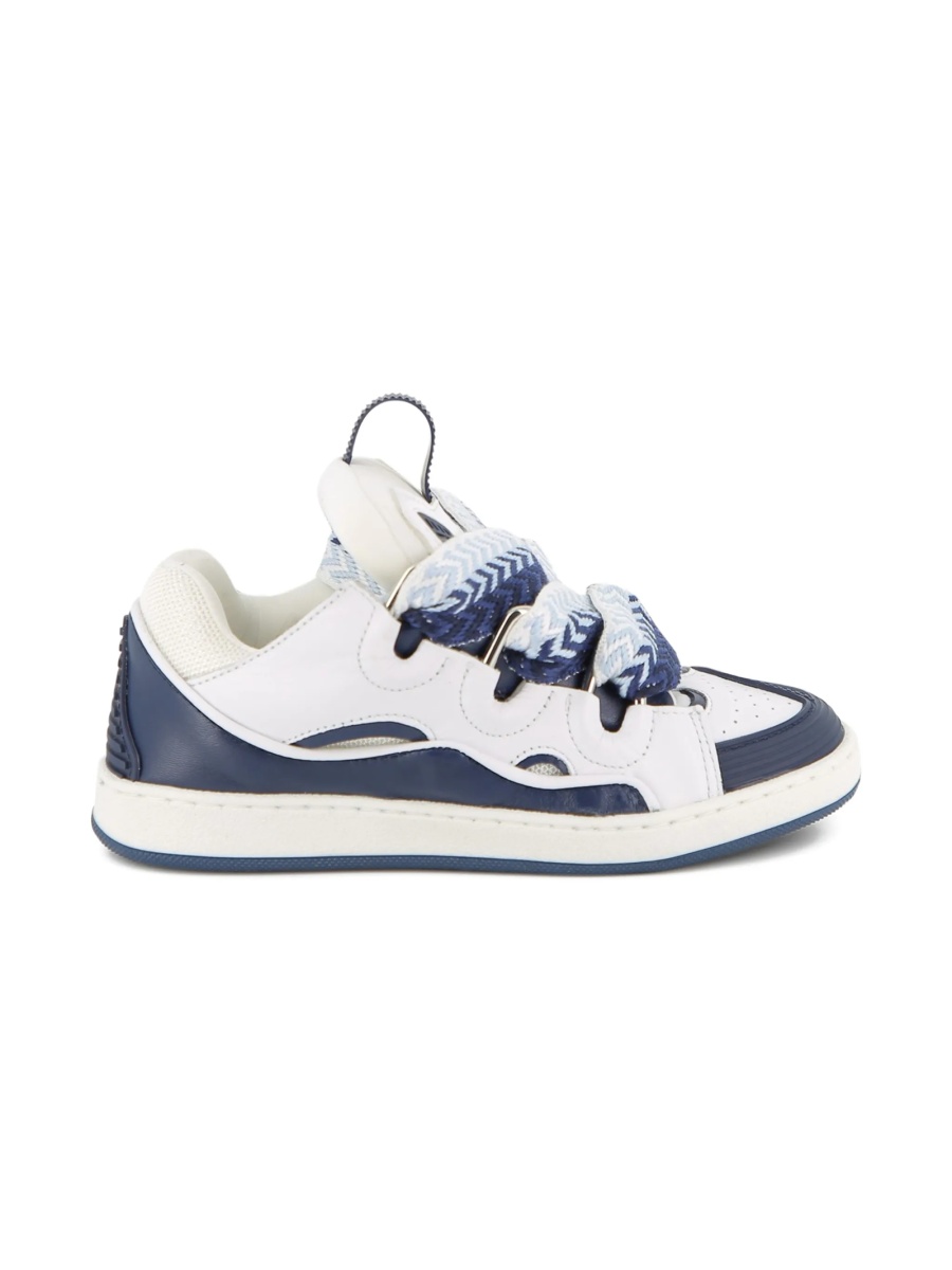 Sneakers Lanvin albi din piele - Img 2