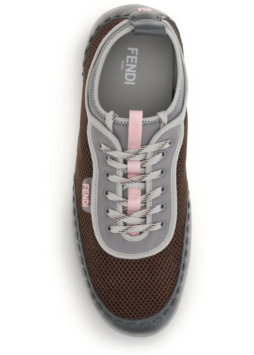 Sneakers Leather and mesh Sneakers by Fendi - Img 4