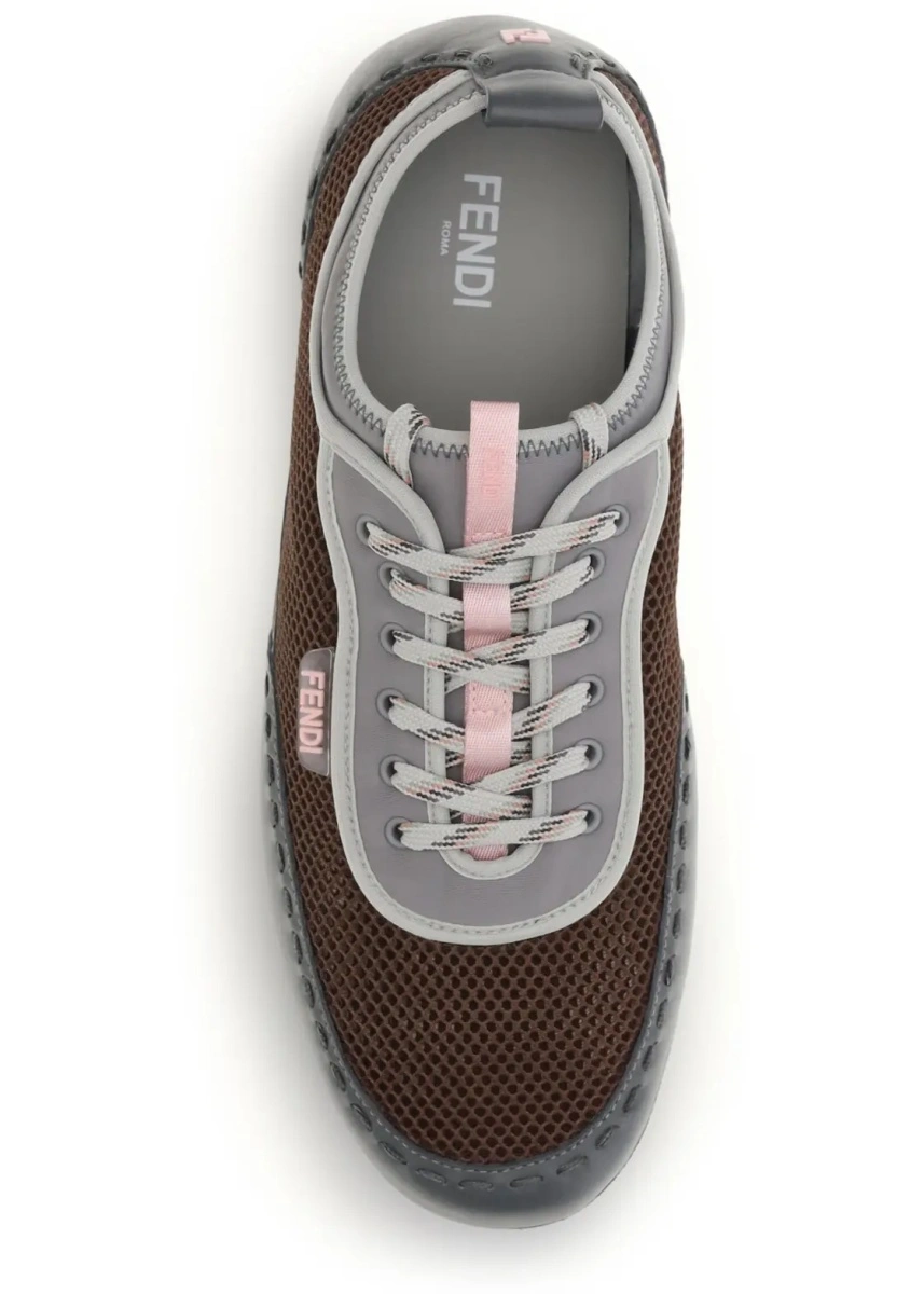 Sneakers Leather and mesh Sneakers by Fendi - Img 4