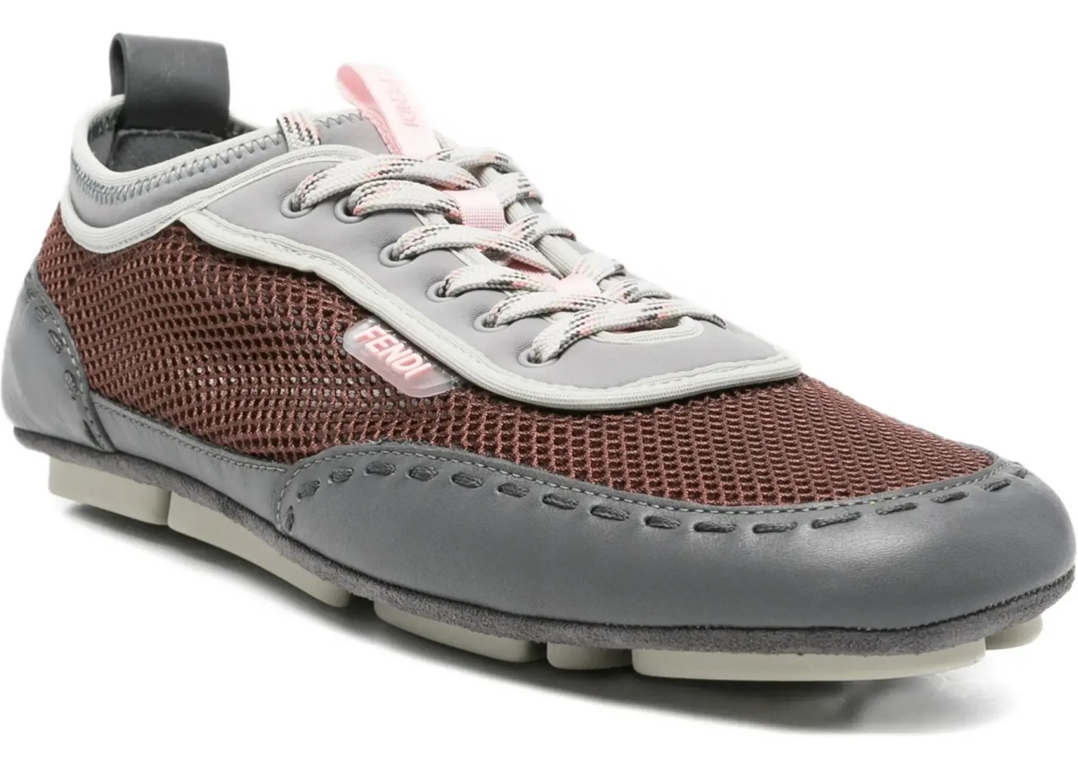 Sneakers Leather and mesh Sneakers by Fendi - Img 5